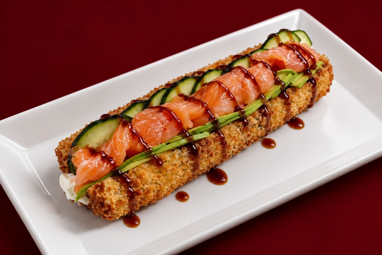 Sushi Hot Gog Salmon